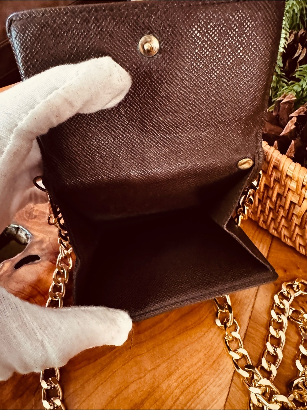Just in 🔥Louis Vuitton Damier Portefeiulle Elise Trifold Wallet converted - Picture 13 of 16